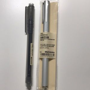 NEW MUJI calligraphy pen and fountain pen set